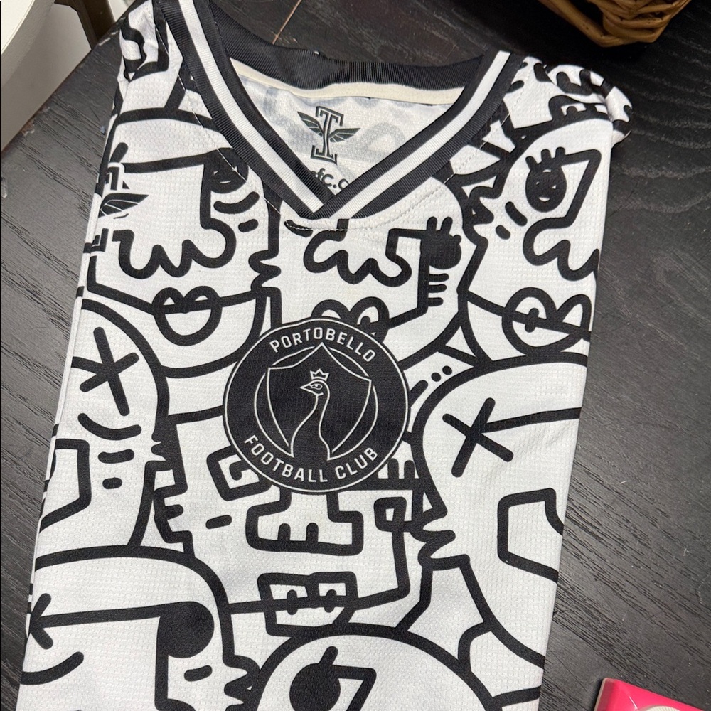 Black and White Jersey